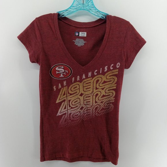 NFL team apparel san francisco tee size small women's - Picture 1 of 7
